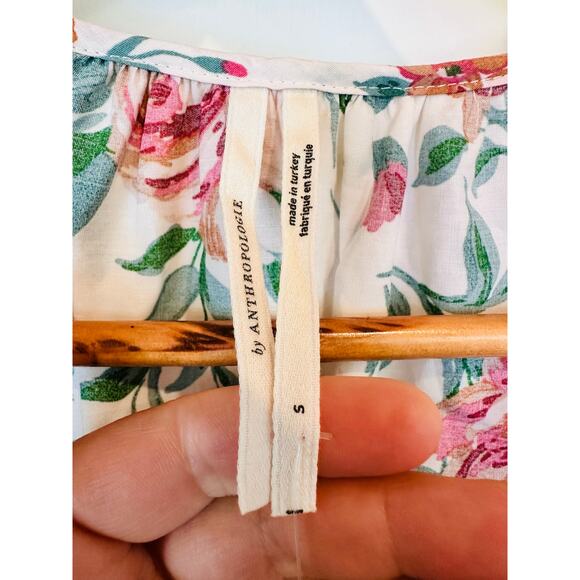Anthropologie The Somerset Maxi Dress Floral Cottagecore Puff Sleeve Small - Picture 8 of 10